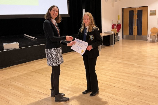 Congratulations to Ella a Jack Petchey Award Winner!